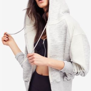 Free People- FP Movement Mixed-knit Hoodie